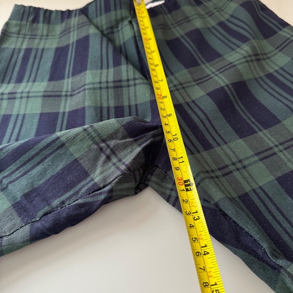 Gretchen Scott Gripeless Pull On Pants in Black Watch Plaid | Size Large - Picture 12 of 13